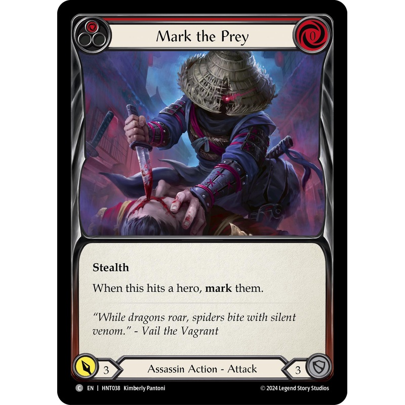 Mark the Prey (Red) [HNT038] (The Hunted)