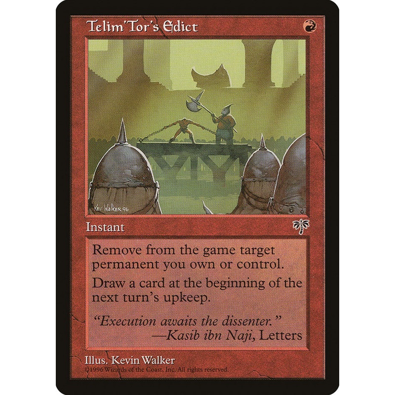 Telim’Tor’s Edict [Mirage]