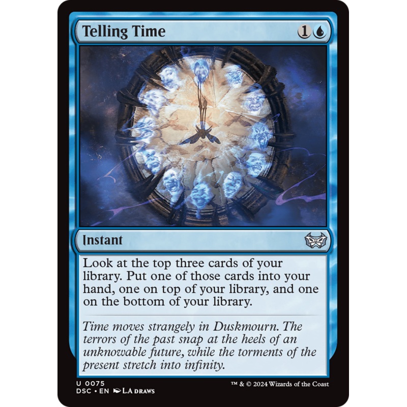 Telling Time [Duskmourn: House of Horror Commander]