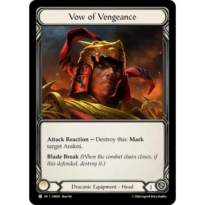 Vow of Vengeance [CIN003] (The Hunted Cindra Blitz Deck)