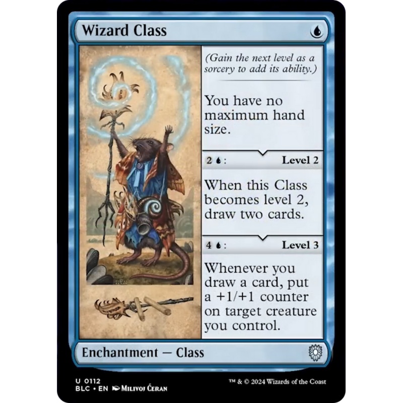 Wizard Class [Bloomburrow Commander]