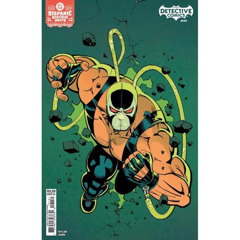Detective Comics #1101 Cover D Leonardo Romero Hispanic Heritage Month Bane Card Stock Variant