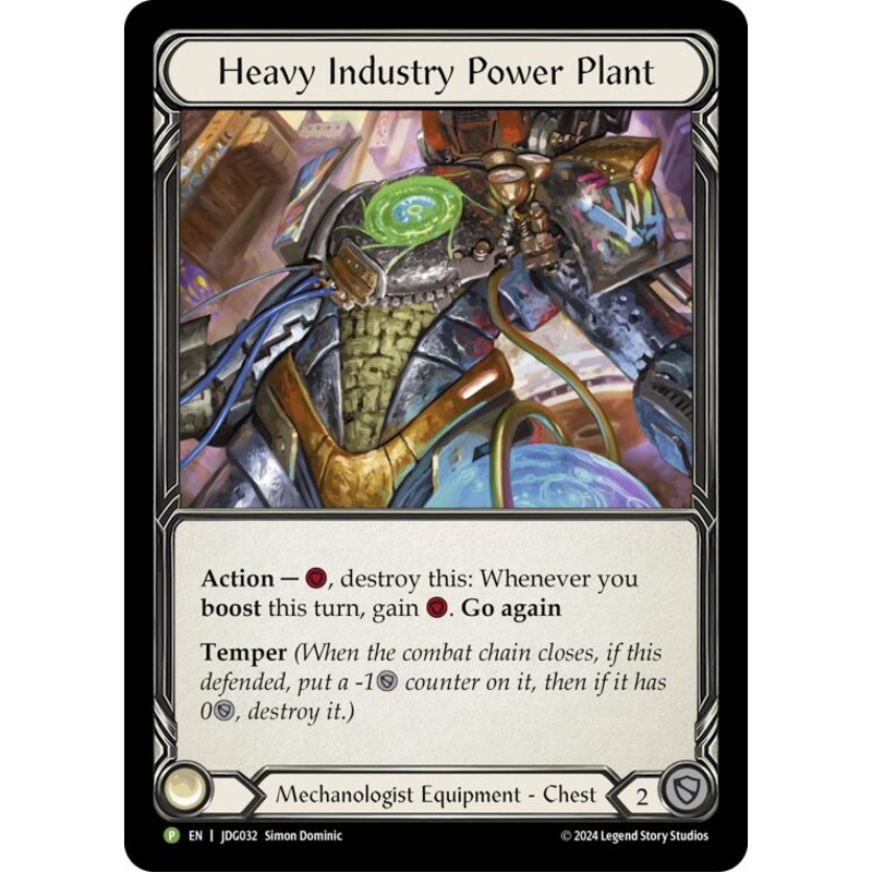 Heavy Industry Power Plant [JDG032] (Promo)  Cold Foil