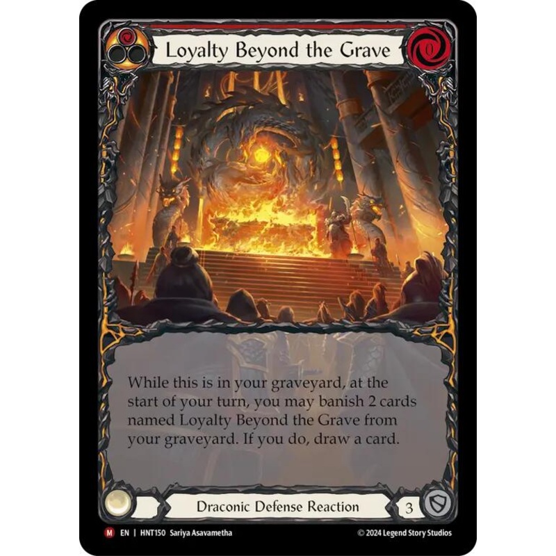 Loyalty Beyond the Grave (Extended Art) [HNT150] (The Hunted)  Rainbow Foil