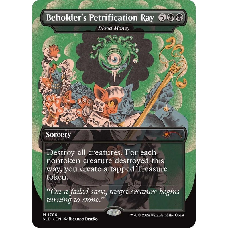 Beholder’s Petrification Ray – Blood Money [Secret Lair Drop Series]