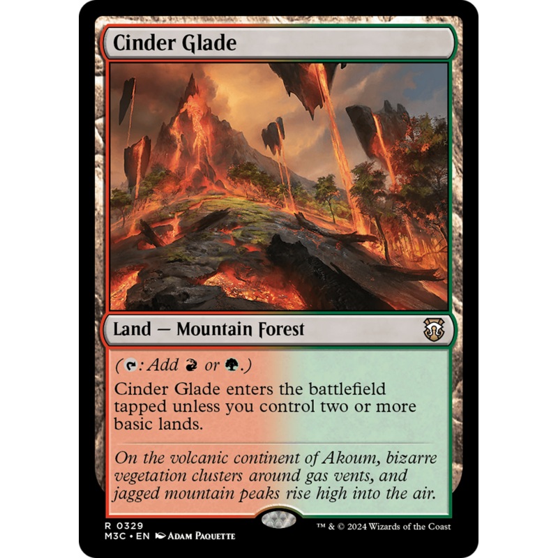 Cinder Glade [Modern Horizons 3 Commander]