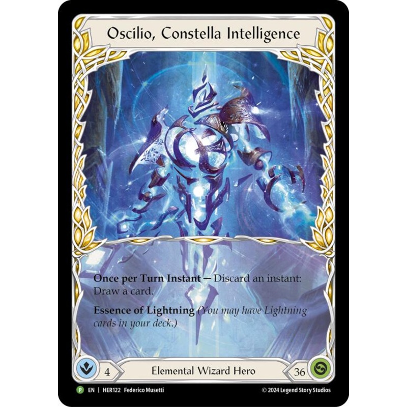 Oscilio, Constella Intelligence [HER122] (Promo)  Rainbow Foil