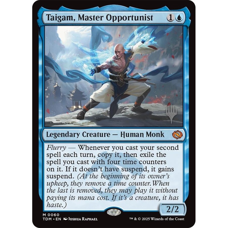 Taigam, Master Opportunist [Tarkir: Dragonstorm Promos]