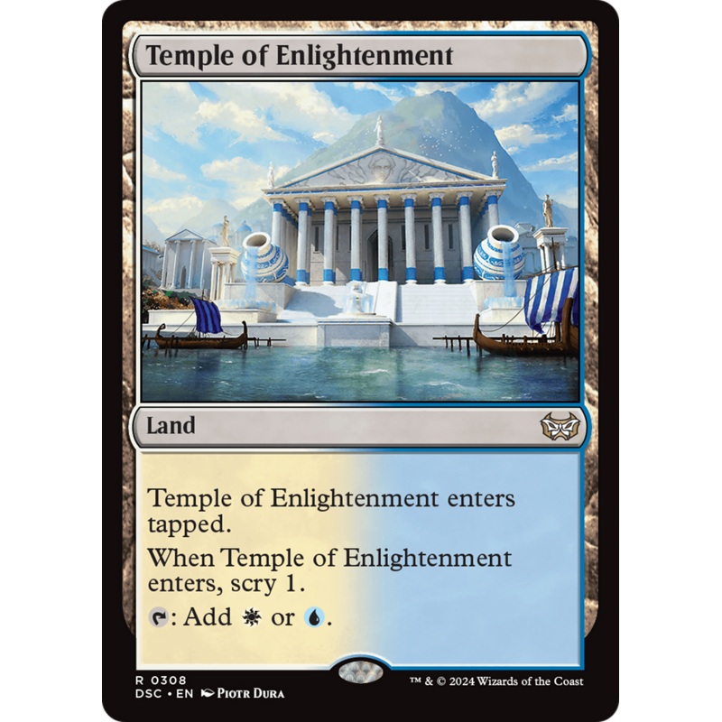 Temple of Enlightenment [Duskmourn: House of Horror Commander]