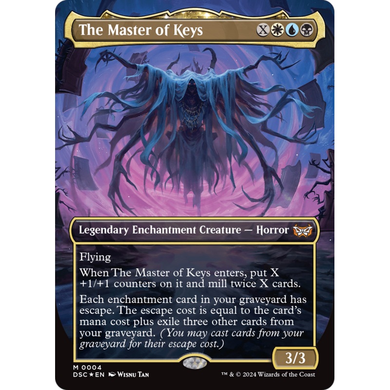 The Master of Keys (Borderless) [Duskmourn: House of Horror Commander]