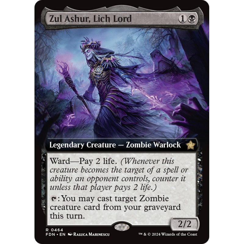 Zul Ashur, Lich Lord (Extended Art) [Foundations]