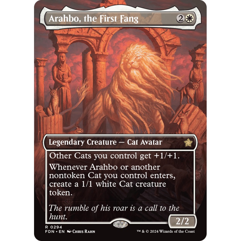 Arahbo, the First Fang (Borderless) [Foundations]
