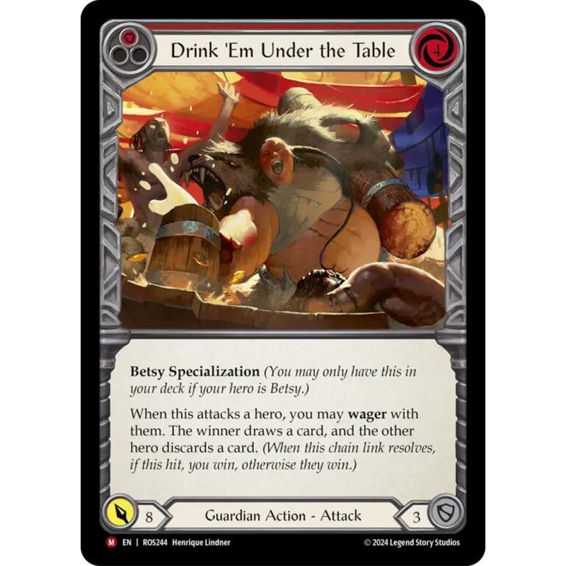 Drink ‘Em Under the Table [ROS244] (Rosetta)  Rainbow Foil