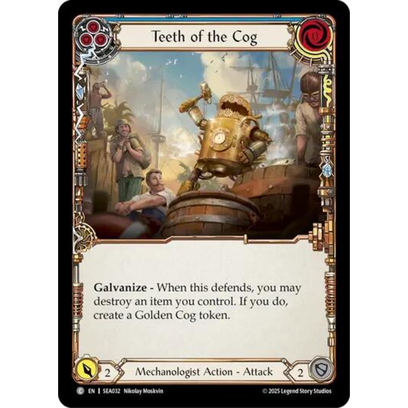 Teeth of the Cog (Blue) [SEA032] (High Seas)