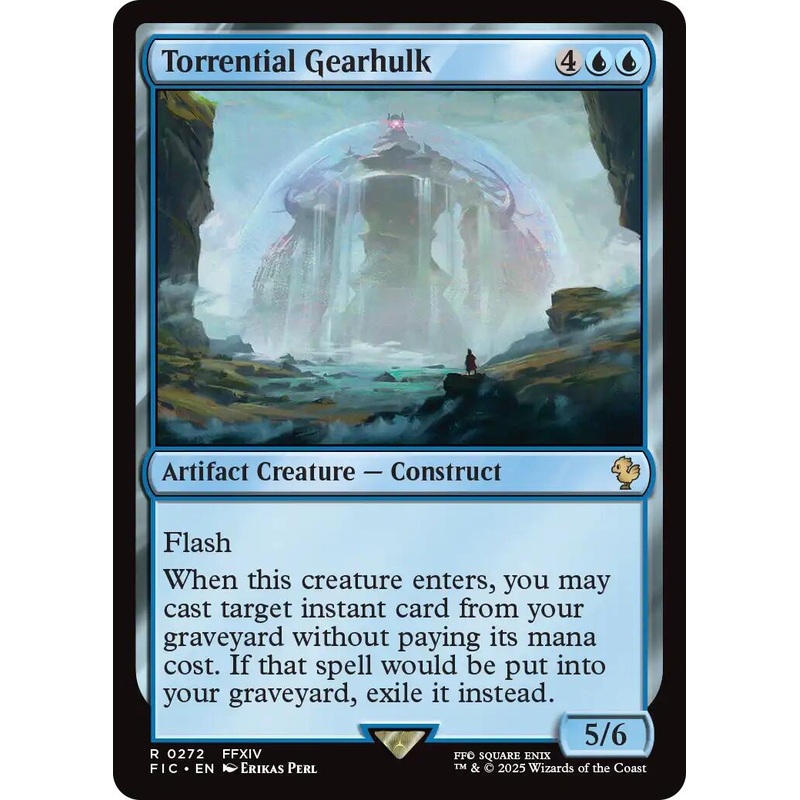 Torrential Gearhulk (Surge Foil) [FINAL FANTASY Commander]