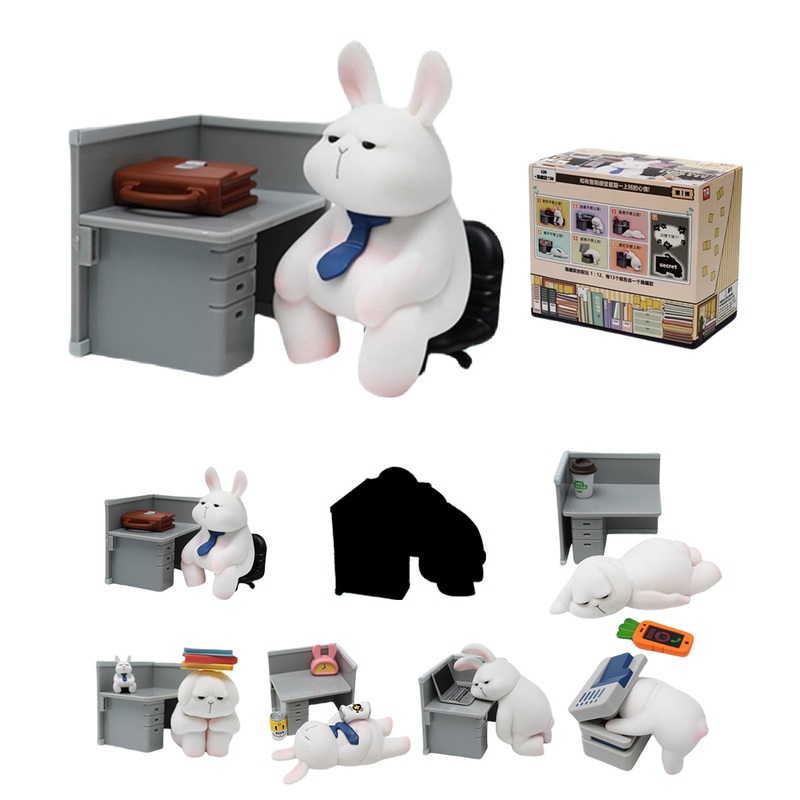 TOYS ALLIANCE Monday Bruce Series 1 Don’t Want to Go to Work Today Blind Box Figures