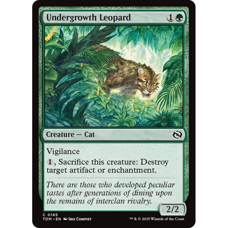 Undergrowth Leopard [Tarkir: Dragonstorm]