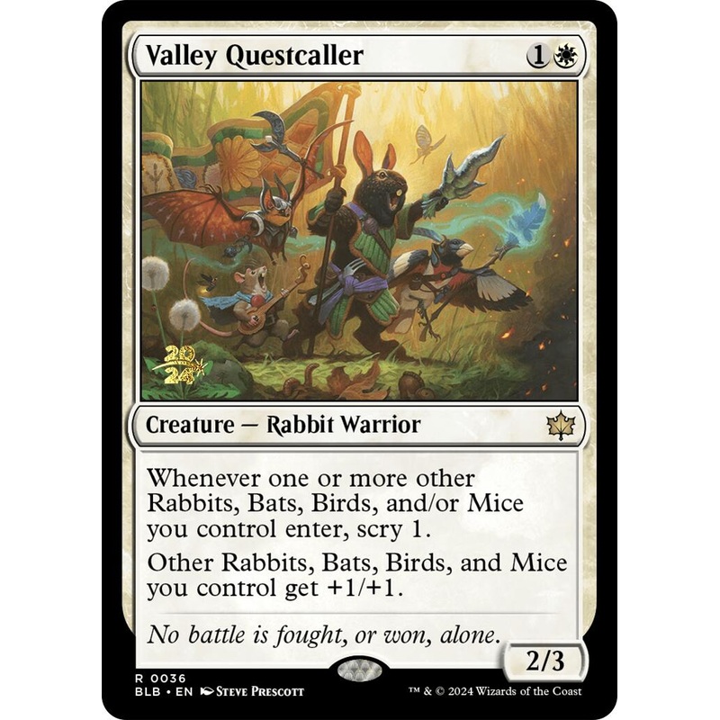 Valley Questcaller [Bloomburrow Prerelease Promos]