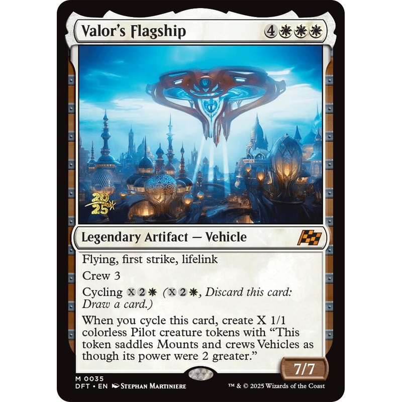 Valor’s Flagship [Aetherdrift Prerelease Promos]