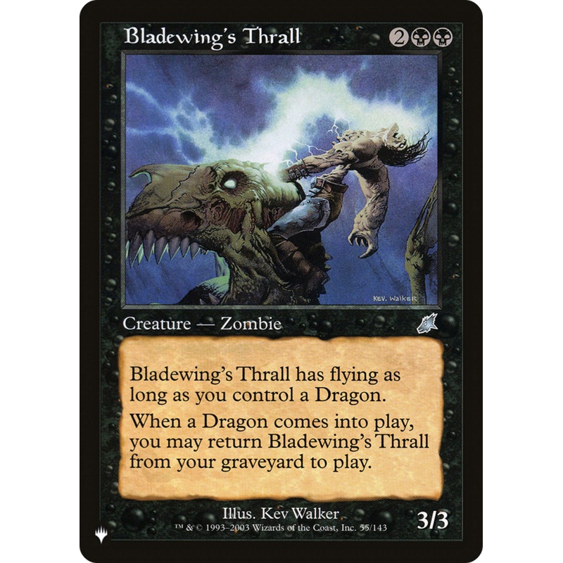 Bladewing’s Thrall [The List]
