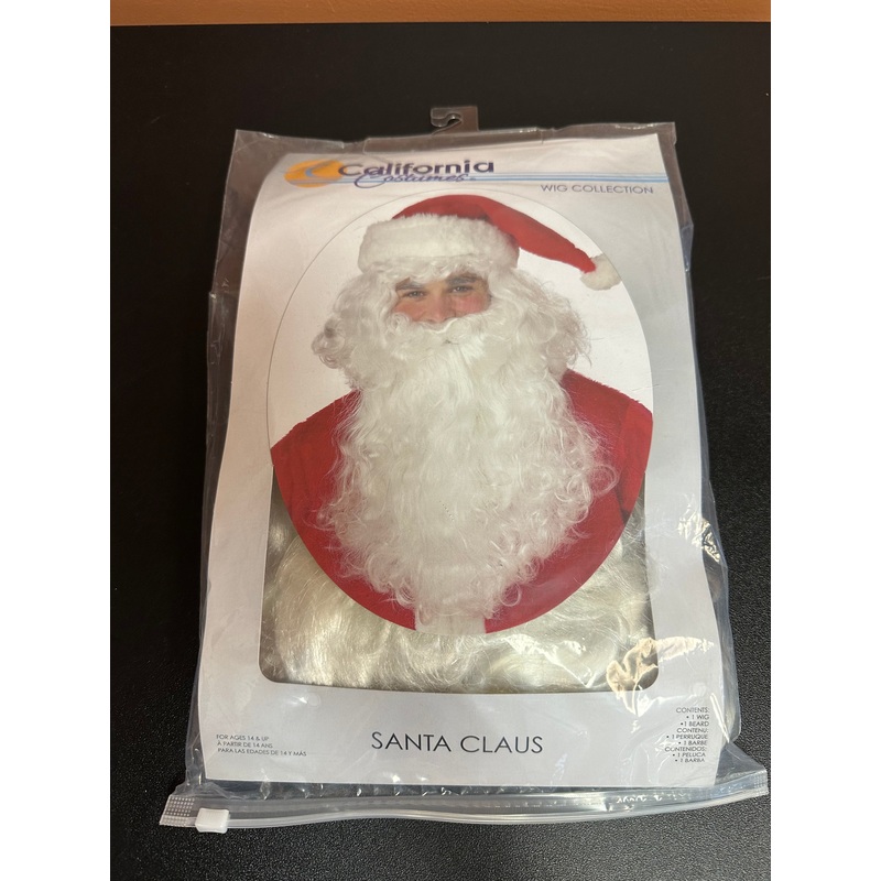 California Costumes Santa Claus Wig & Beard