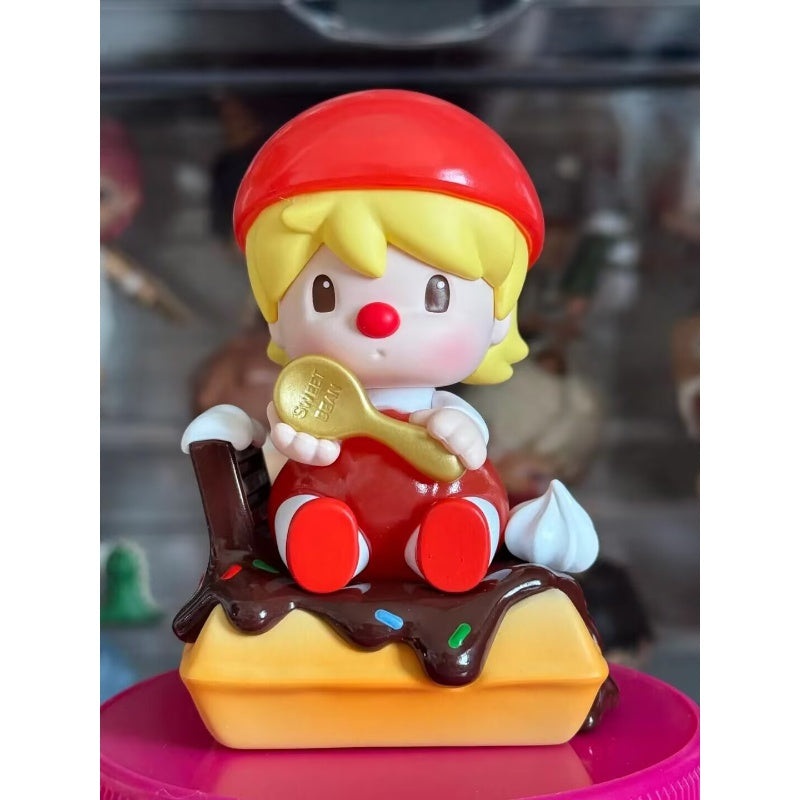 Sweet Bean Frozen Time Dessert Box Series Cherry Chocolate Waffle