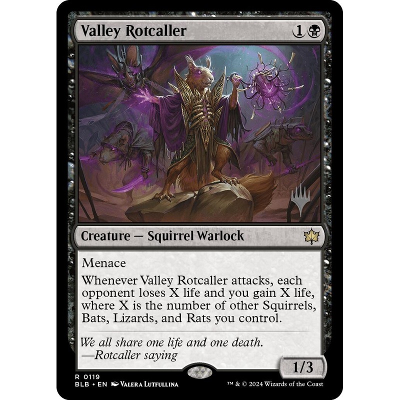 Valley Rotcaller (Promo Pack) [Bloomburrow Promos]