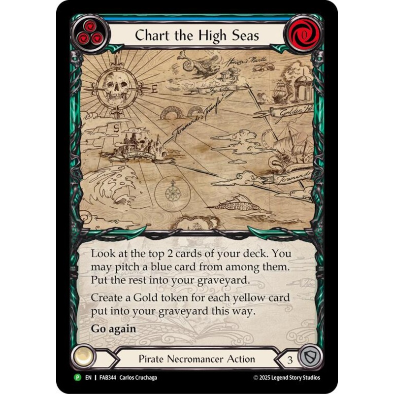 Chart the High Seas [FAB344] (Promo)  Rainbow Foil