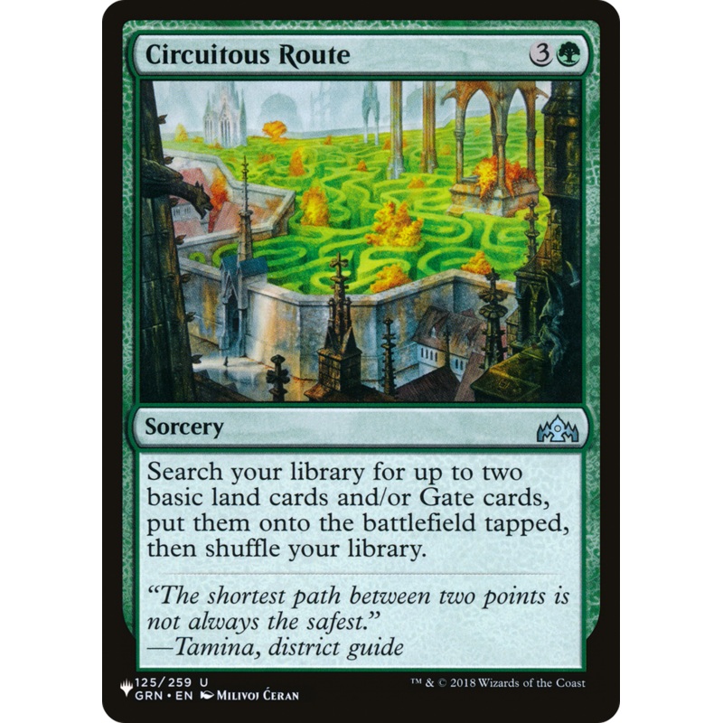 Circuitous Route [The List]