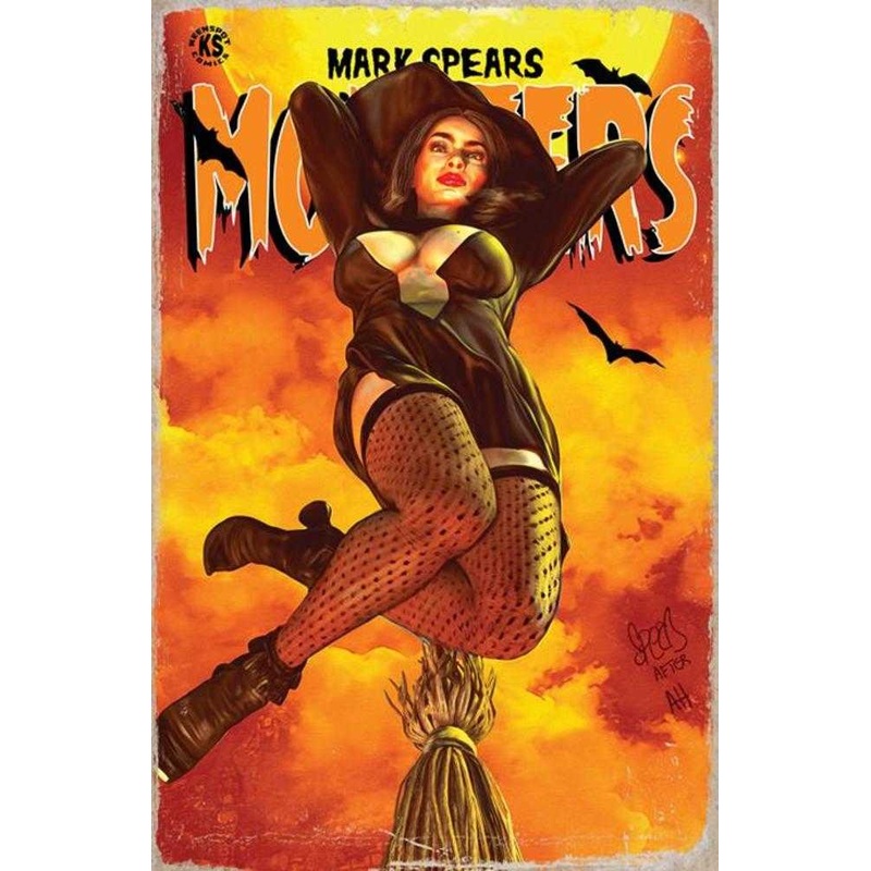Mark Spears Monsters #7 Cover B Mark Spears Hexy The Witch JSA Classified #1 Homage Variant