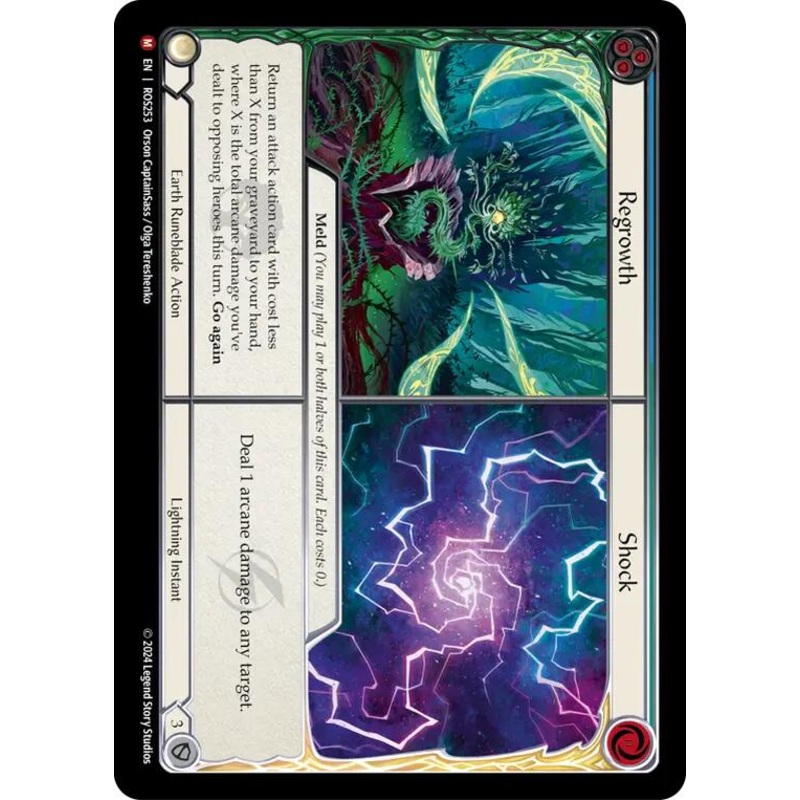 Regrowth // Shock [ROS253] (Rosetta)  Rainbow Foil