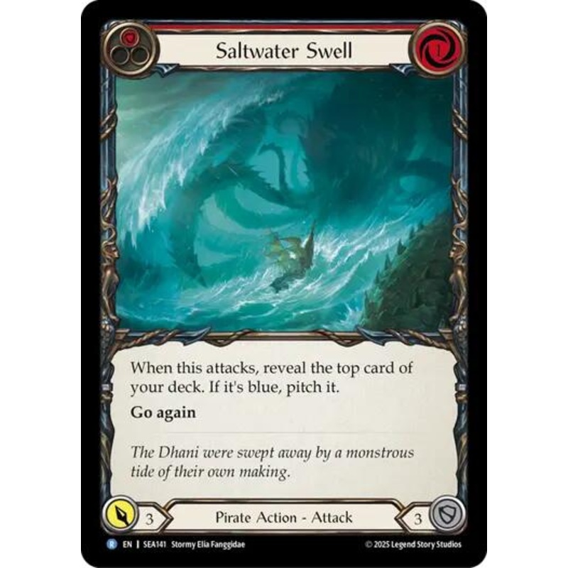 Saltwater Swell (Red) [SEA141] (High Seas)