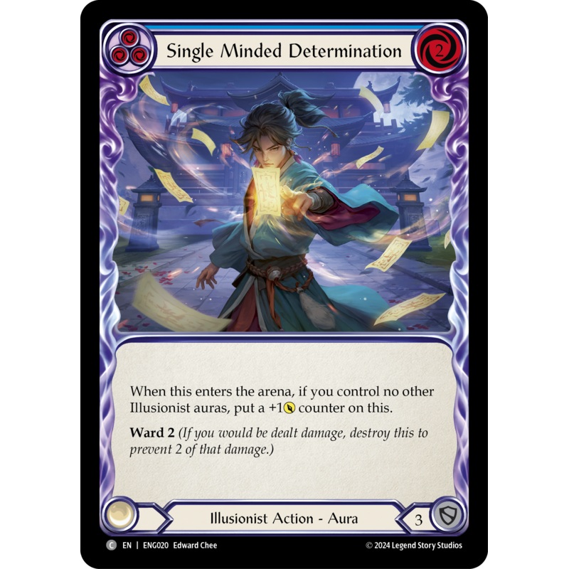 Single Minded Determination [ENG020] (Part the Mistveil Enigma Blitz Deck)