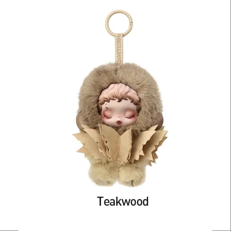 Skullpanda L’impressionnisme Series Vinyl Plush Pendant Teakwood
