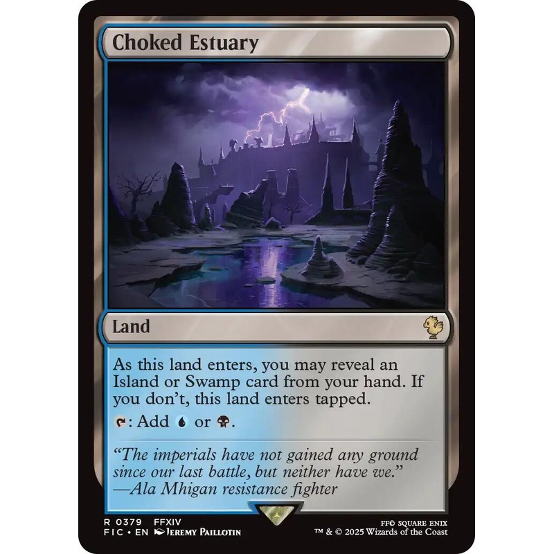 Choked Estuary (Surge Foil) [FINAL FANTASY Commander]