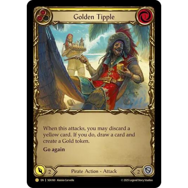 Golden Tipple (Yellow) (Treasure) [SEA160] (High Seas)  Cold Foil