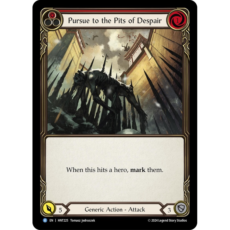 Pursue to the Pits of Despair (Red) [HNT225] (The Hunted)