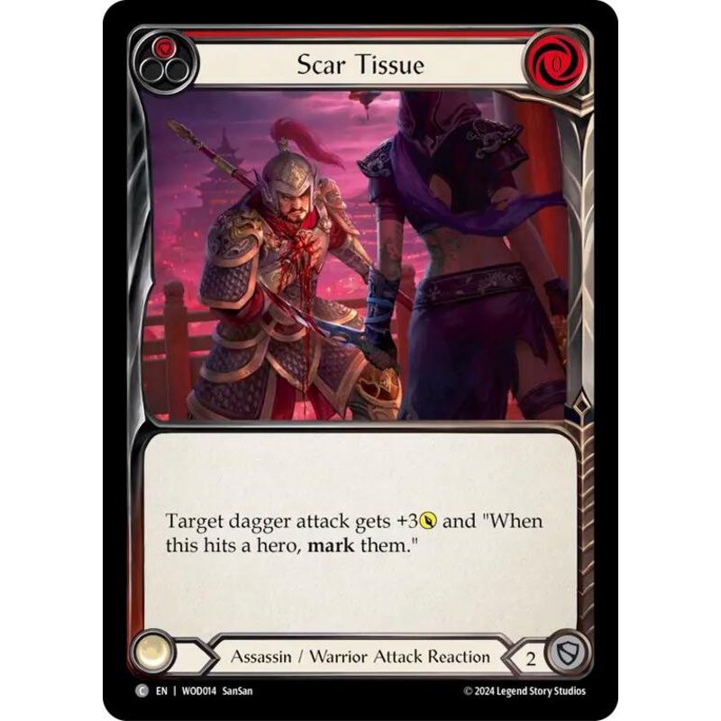 Scar Tissue (Red) [WOD014] (The Hunted Arakni, Web of Deceit Blitz Deck)