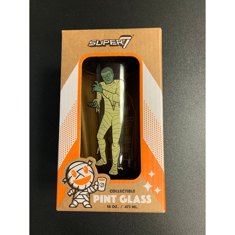 SUPER7 THE MUMMY PINT GLASS