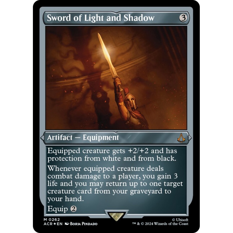 Sword of Light and Shadow (Foil Etched) [Assassin’s Creed]