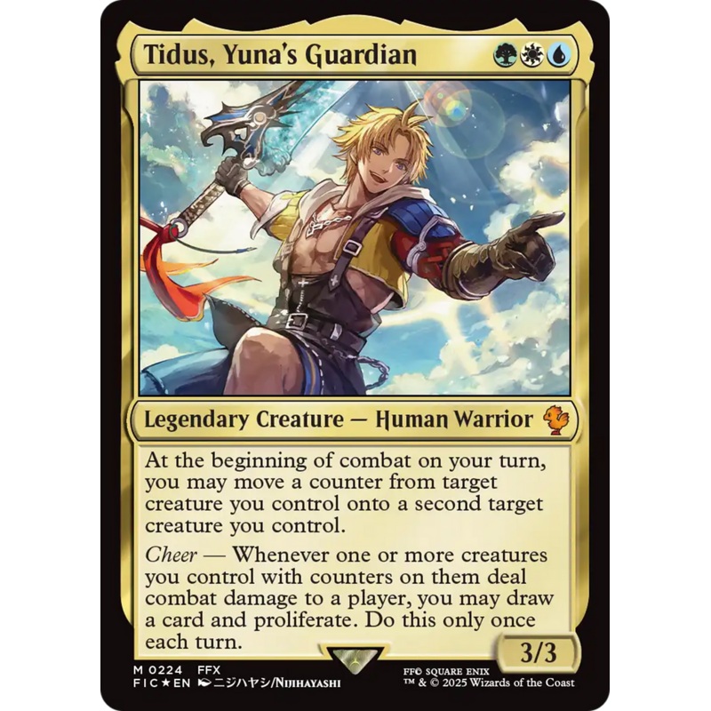 Tidus, Yuna’s Guardian (Surge Foil) [FINAL FANTASY Commander]