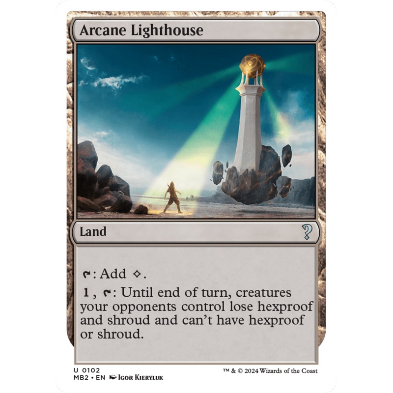 Arcane Lighthouse (White Border) [Mystery Booster 2]