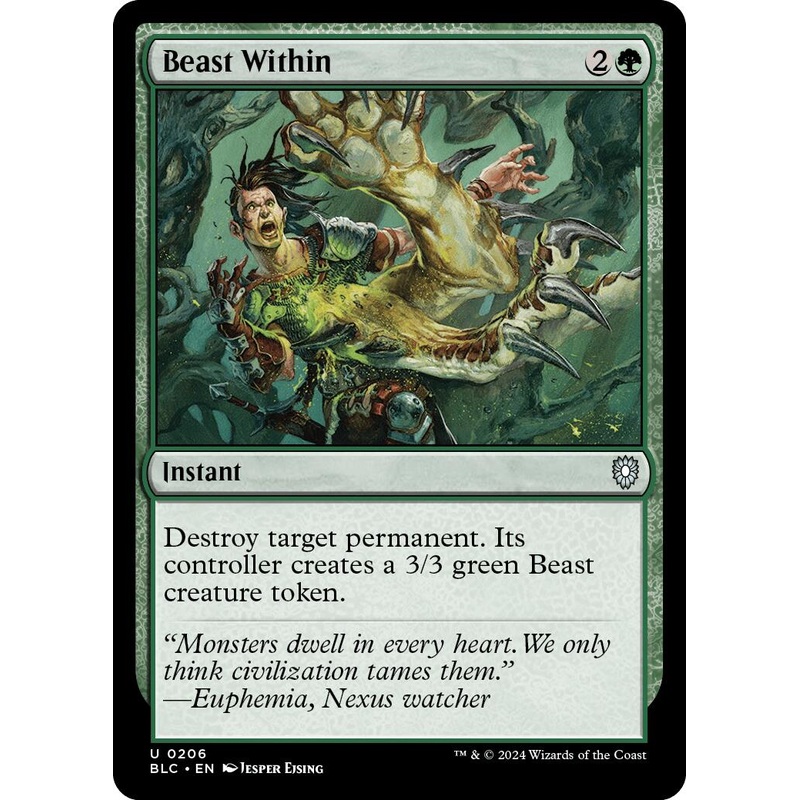 Beast Within [Bloomburrow Commander]