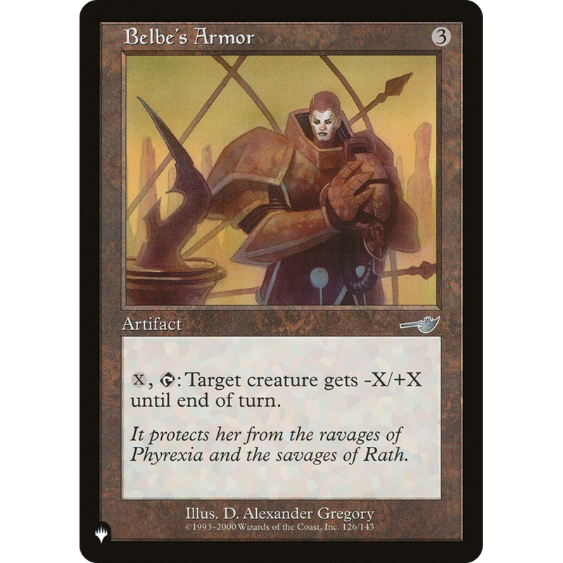 Belbe’s Armor [The List]