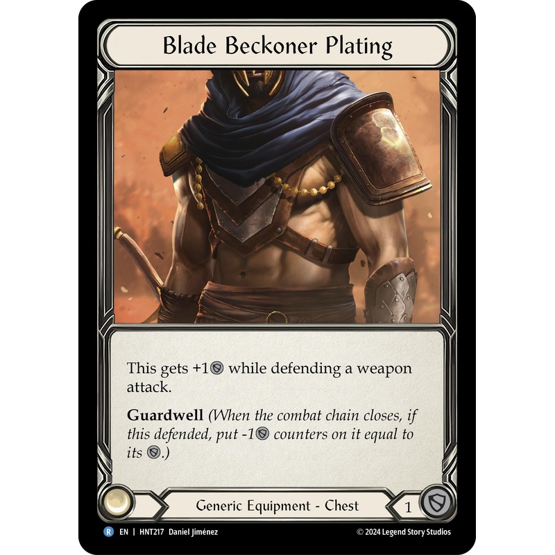 Blade Beckoner Plating [HNT217] (The Hunted)  Cold Foil