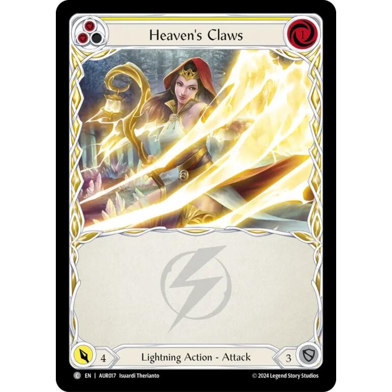 Heaven’s Claws (Yellow) [AUR017] (1st Strike)