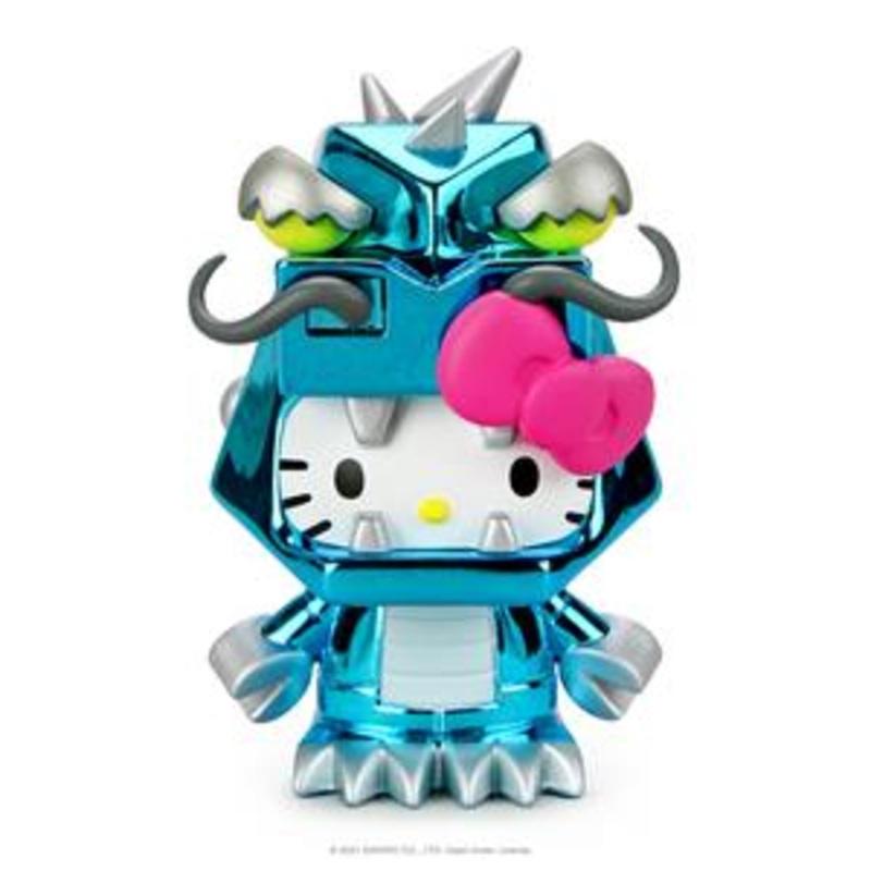 Kidrobot x Hello Kitty Kaiju Vinyl Mini Figure: Kitzilla Frost