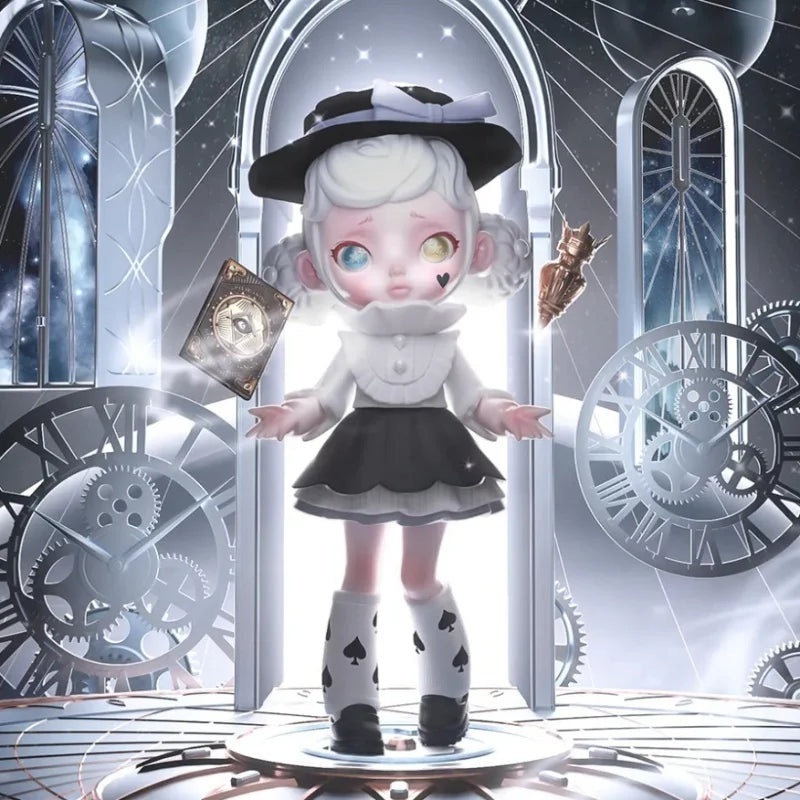 Laura  Black and White Spectrum Series OB11 BJD 1/12 Scale Collectible Figure