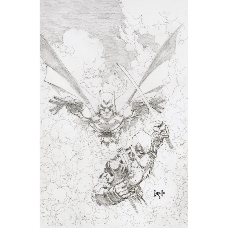 Marvel/DC: Deadpool/Batman #1 Greg Capullo Full Art Sketch Variant