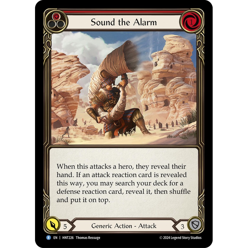 Sound the Alarm (Red) [HNT226] (The Hunted)